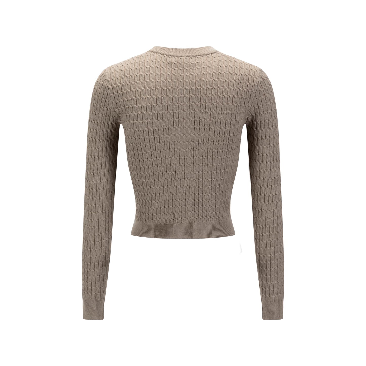 Cable Knit Cardigan - Beige