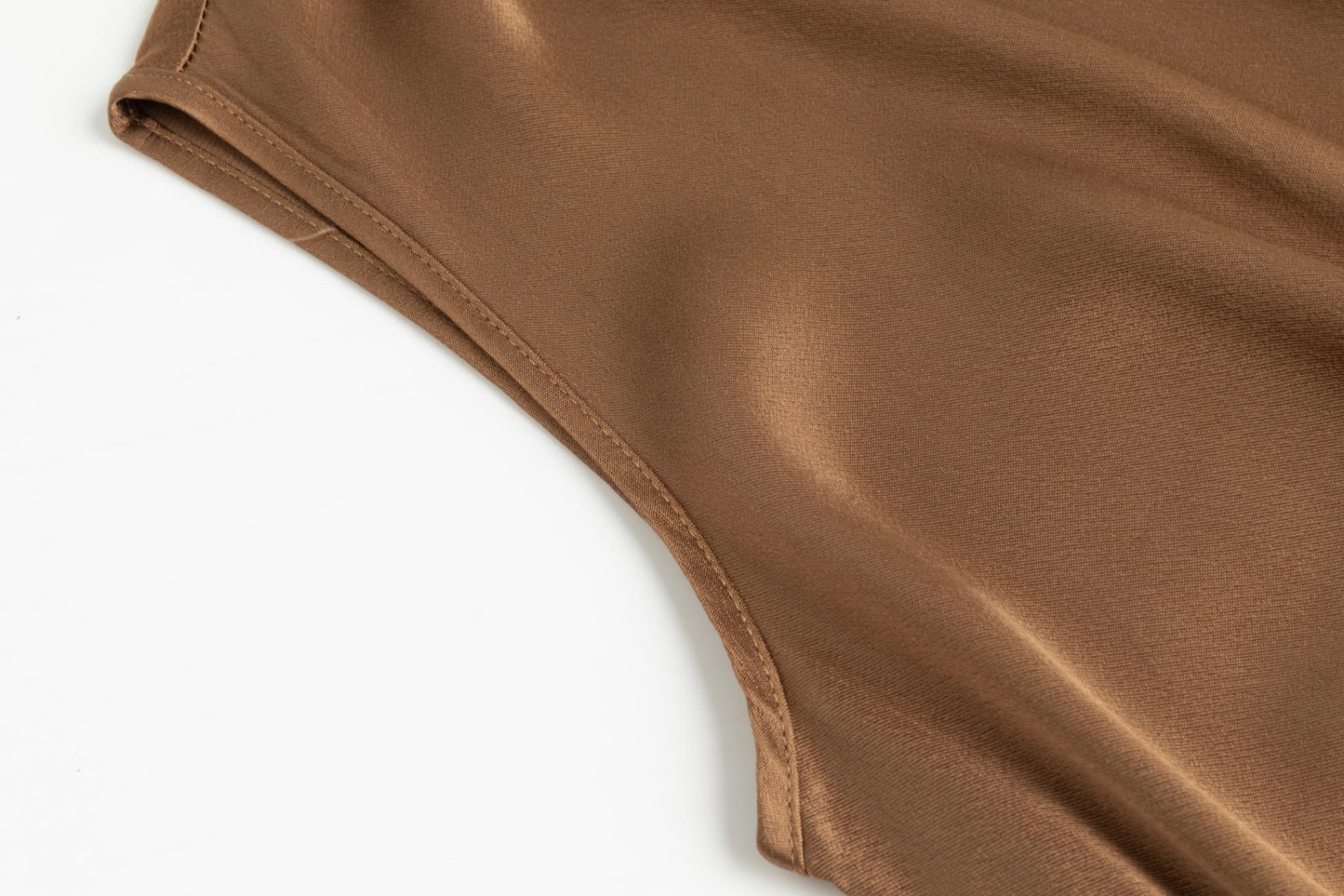 Brown Satin Jumper
