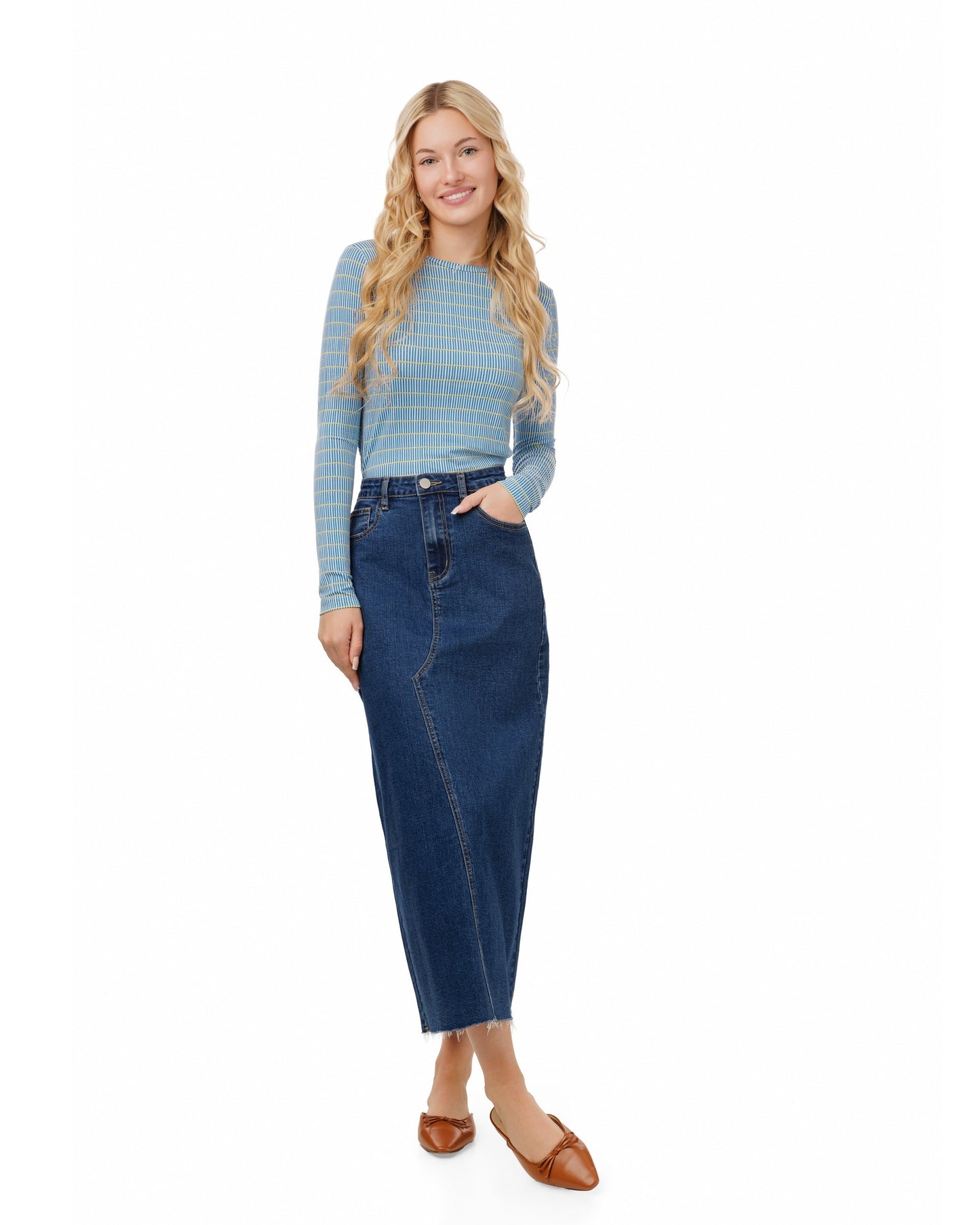 Matchstick T Shirt - Blue