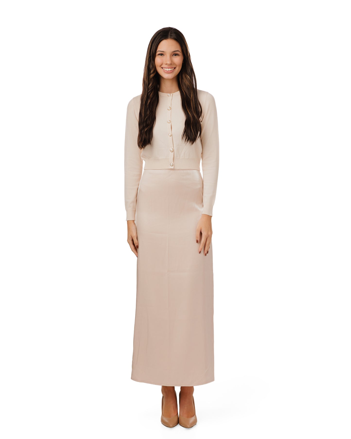 Blushy Slip Skirt