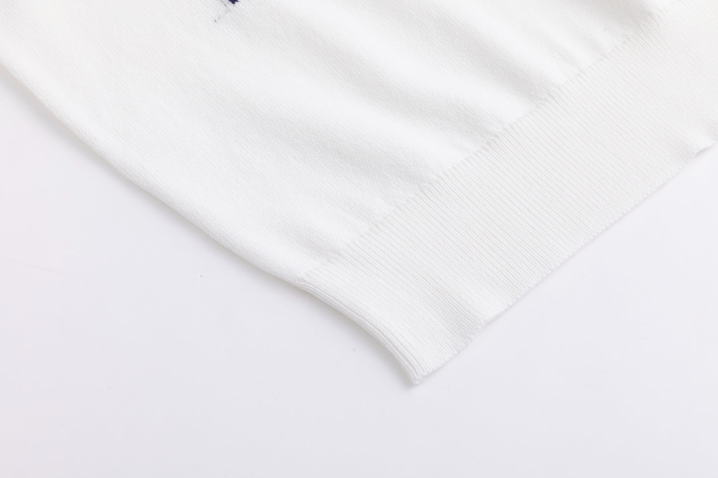 Red And Navy Eiffel Tower Knit Top