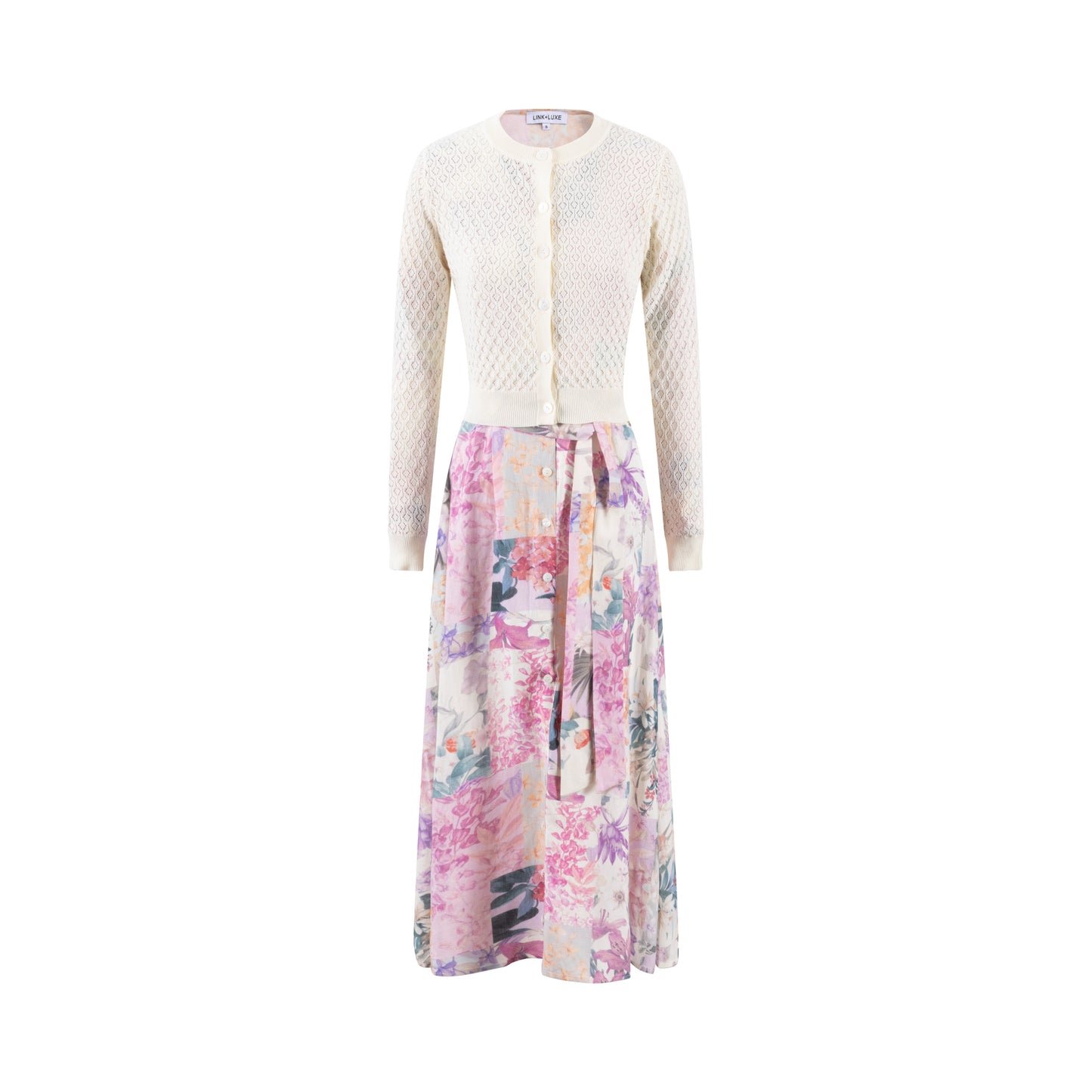 Floral Overlay Dress