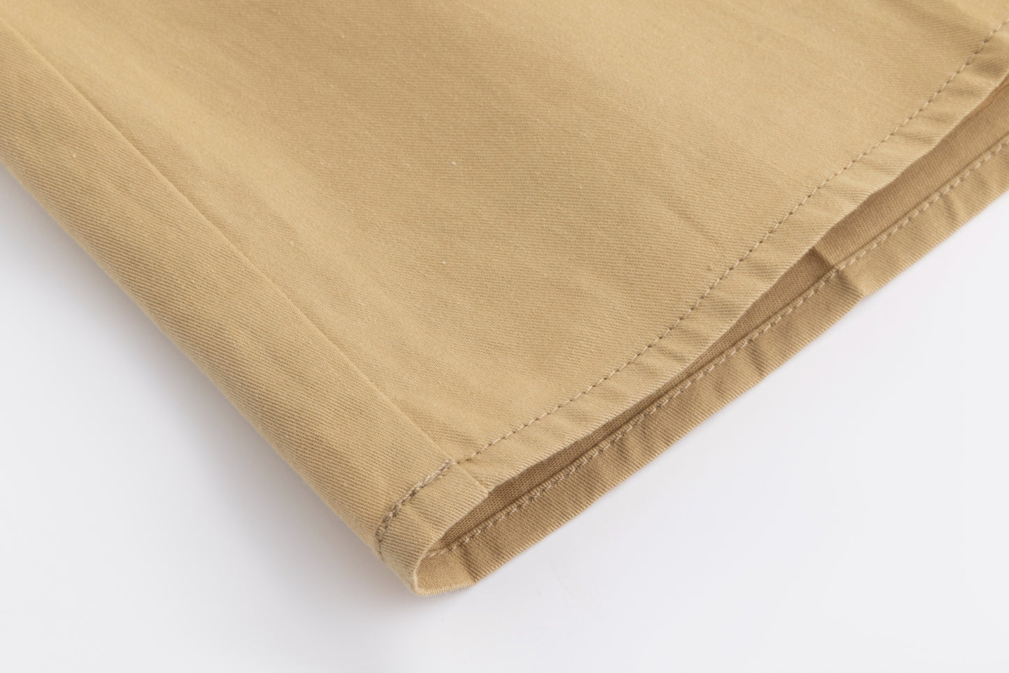 Cotton Skirt With Embroidered Waistband - Tan