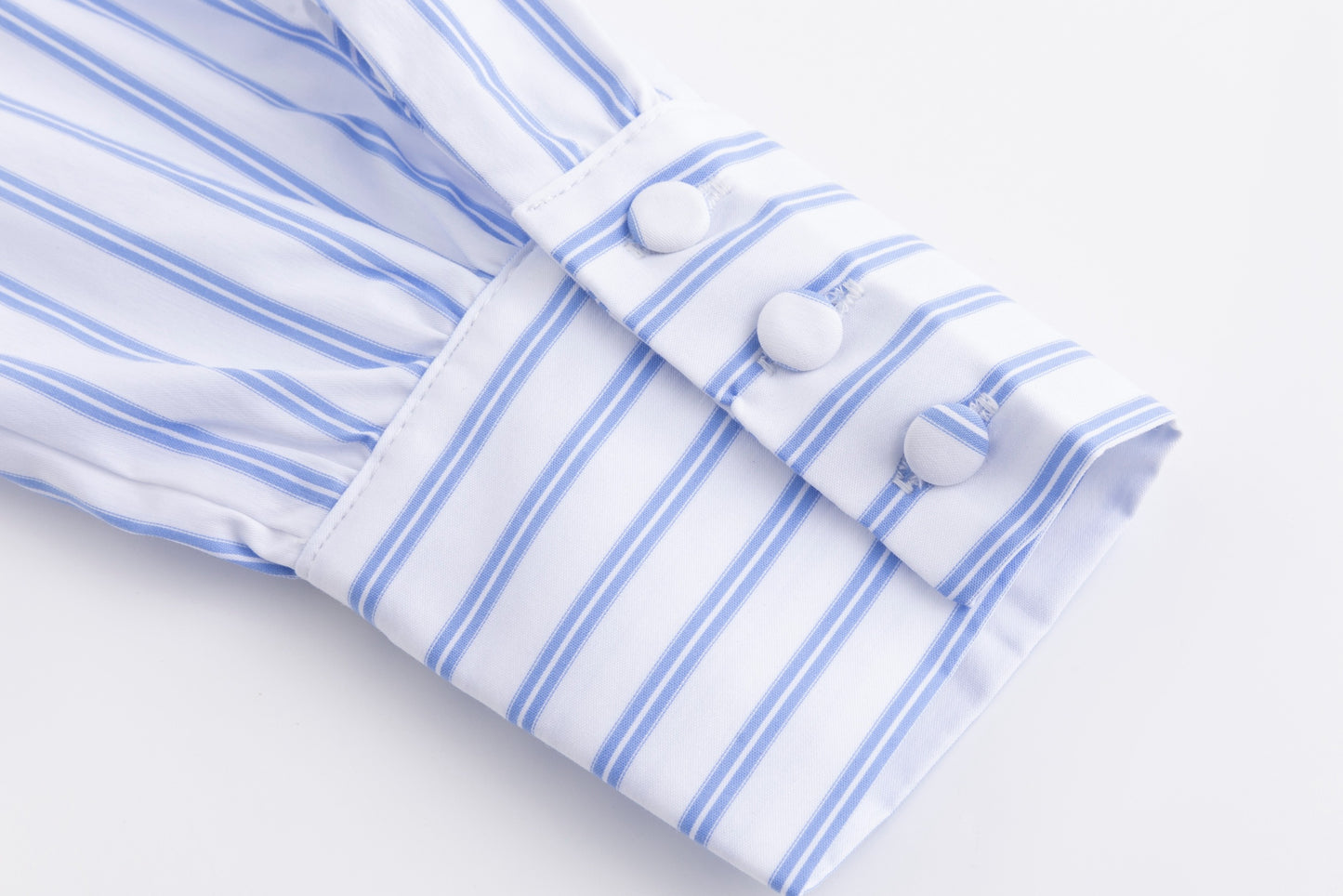 Navy And White Striped Blouse - WS61166T-A