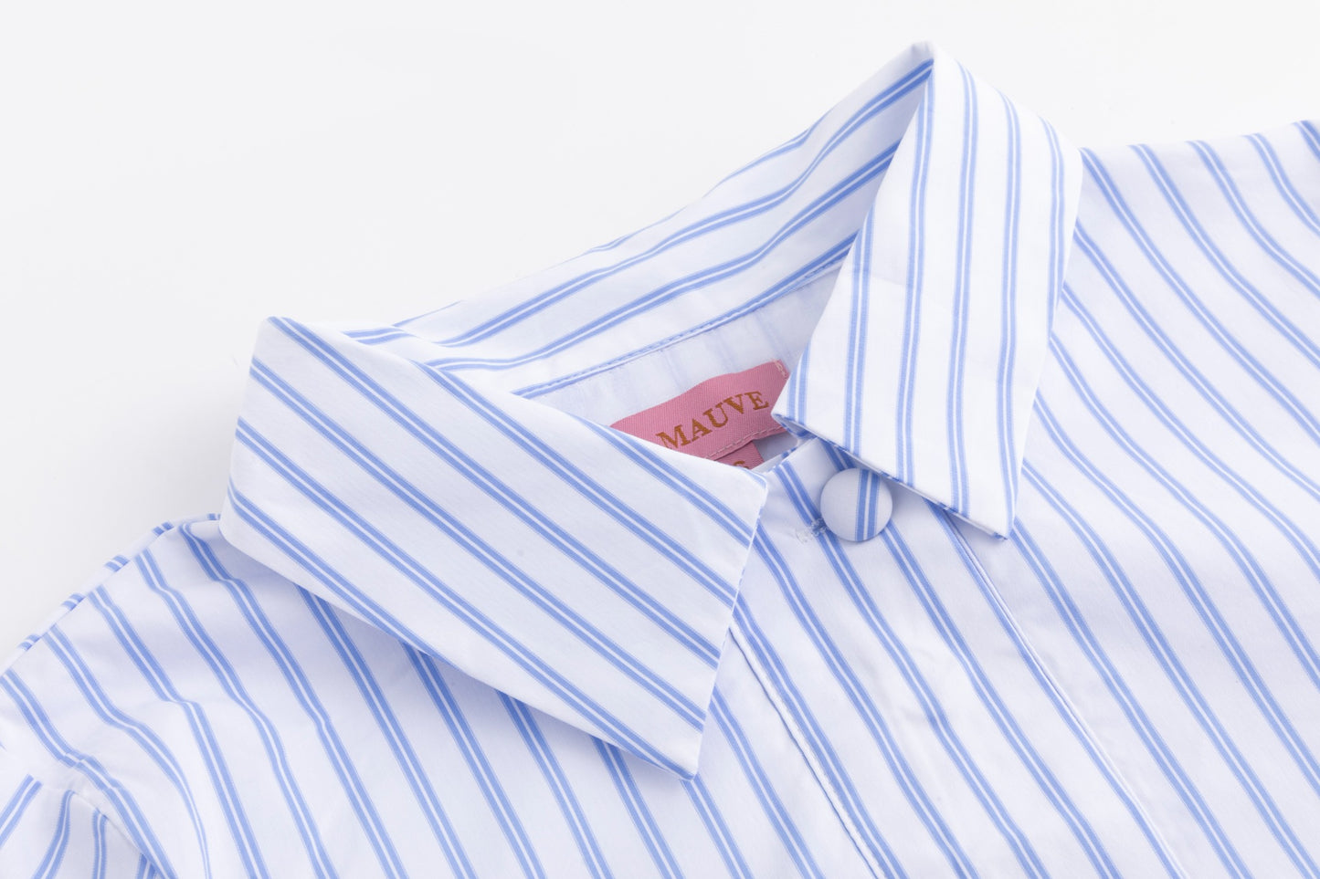 Navy And White Striped Blouse - WS61166T-A
