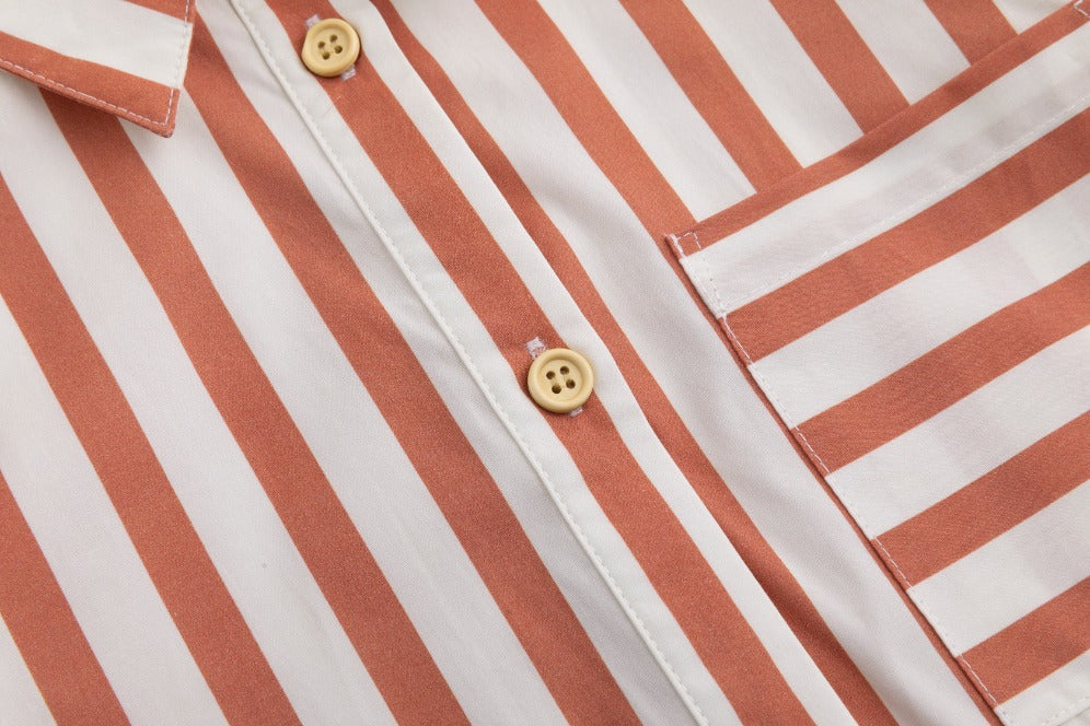 Bold Striped Blouse - Pattern Sunset