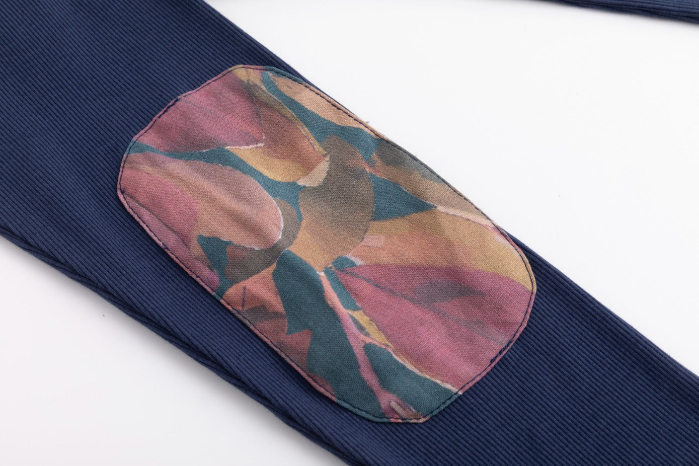 Elbow Patch T Shirt - Midnight