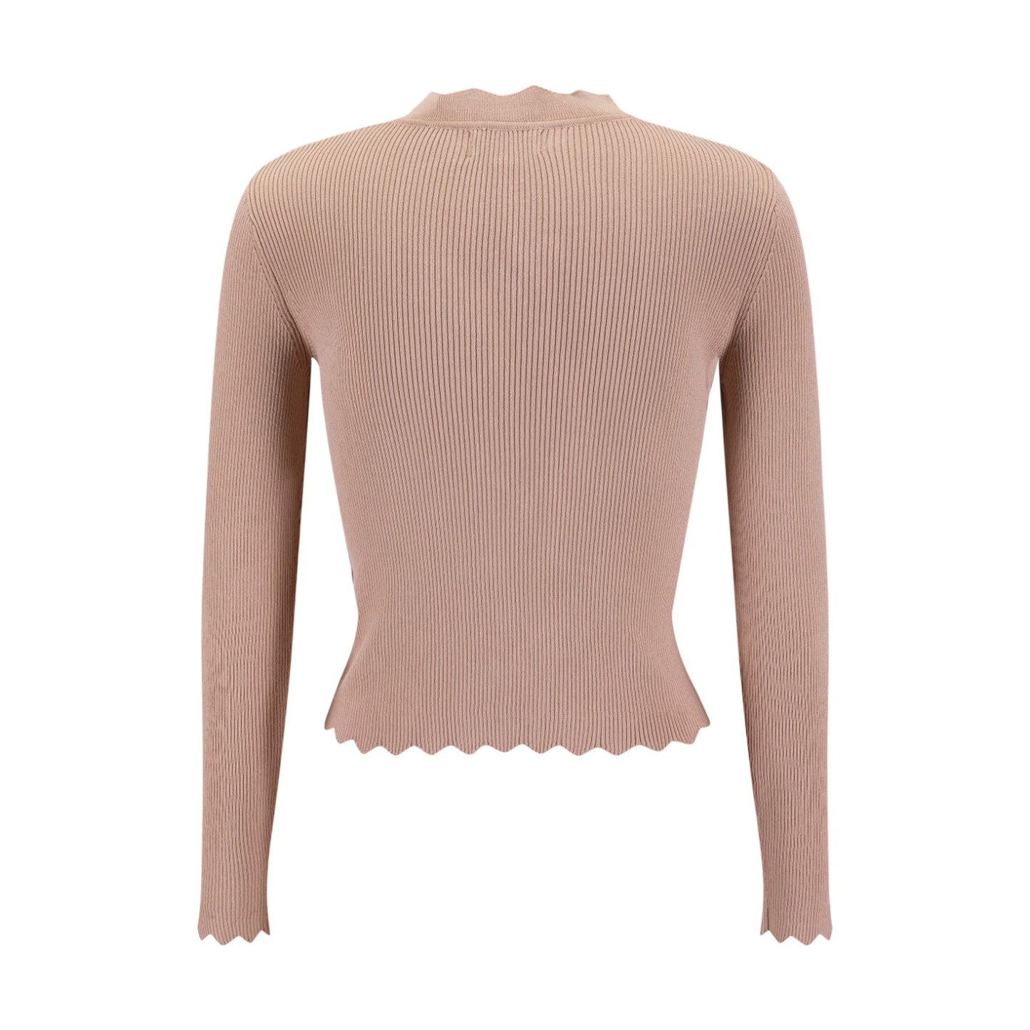 Tank With Attached Cardigan - Mauve