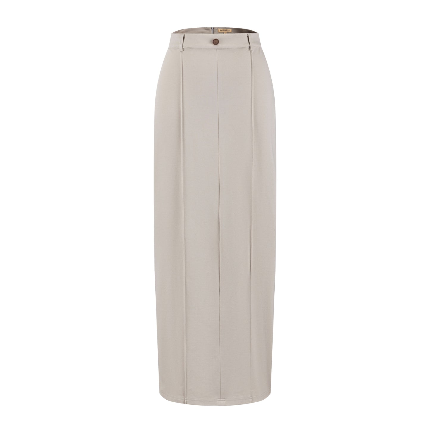 Seam Detail Skirt - Gray Stone