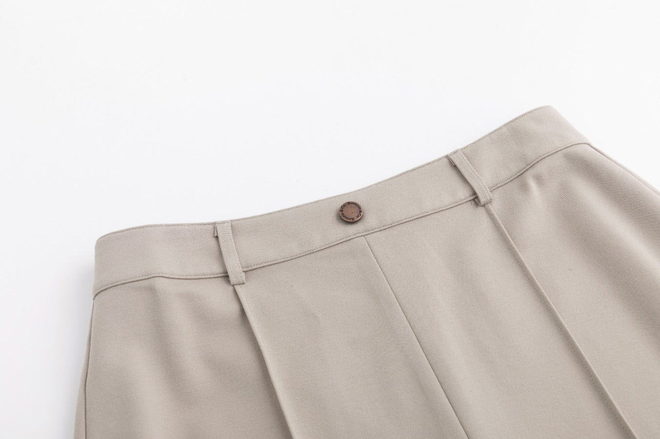 Seam Detail Skirt - Gray Stone