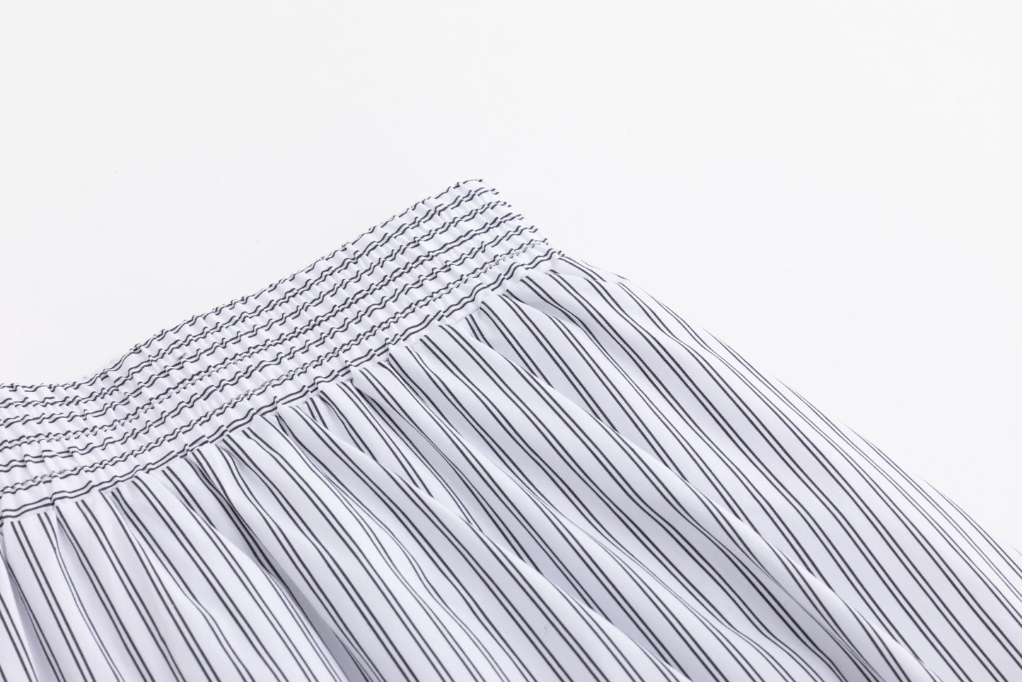 Grey And White Skirt
