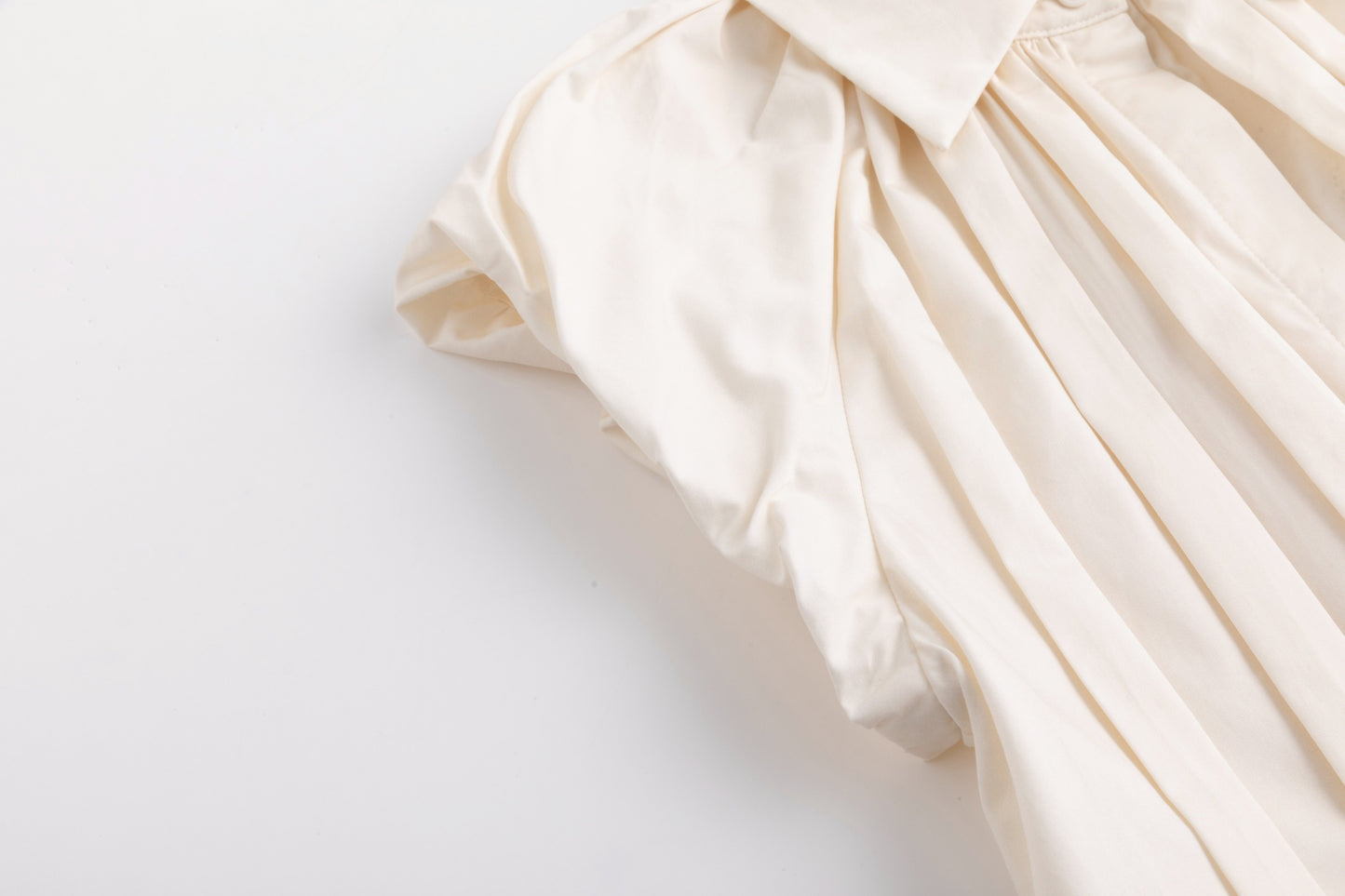 Ivory Cotton Jumper With Floral Print