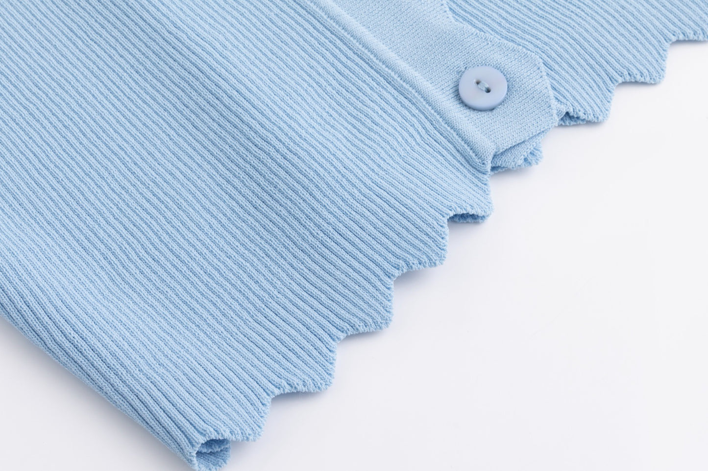 Tank With Attached Cardigan - Blue