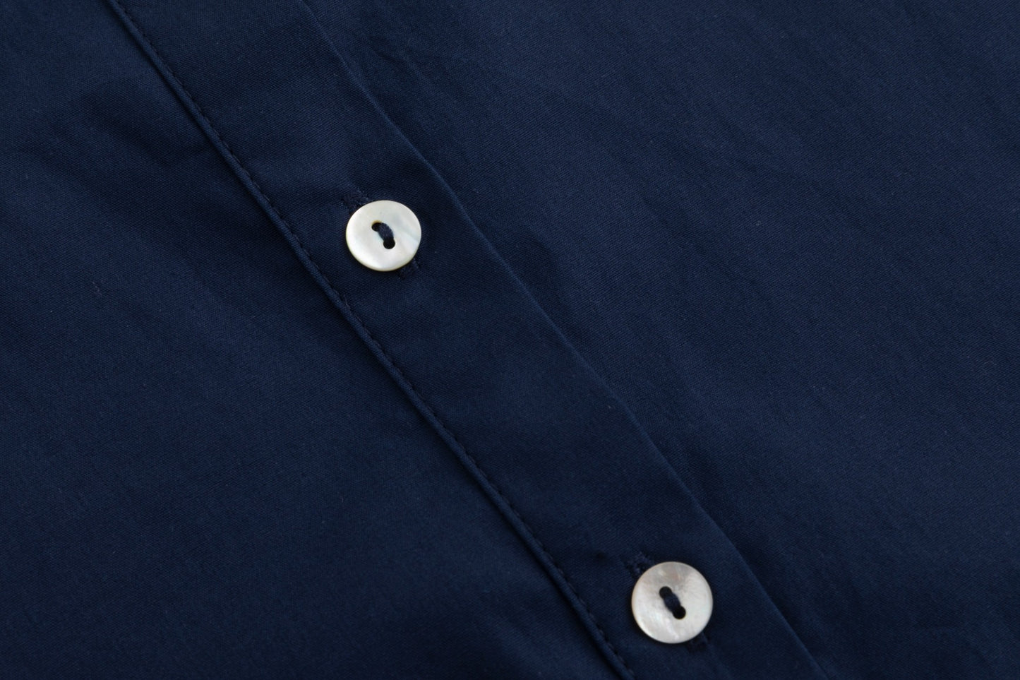 Red Seam Detail Shirt - Navy