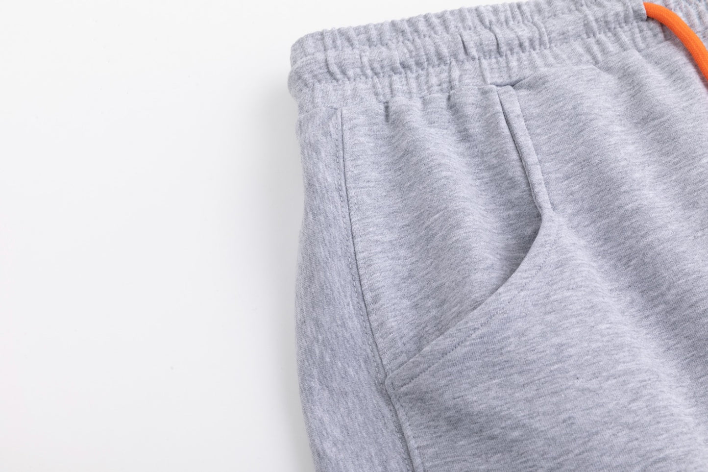Sweatshirt Drawstring Skirt - Light Grey