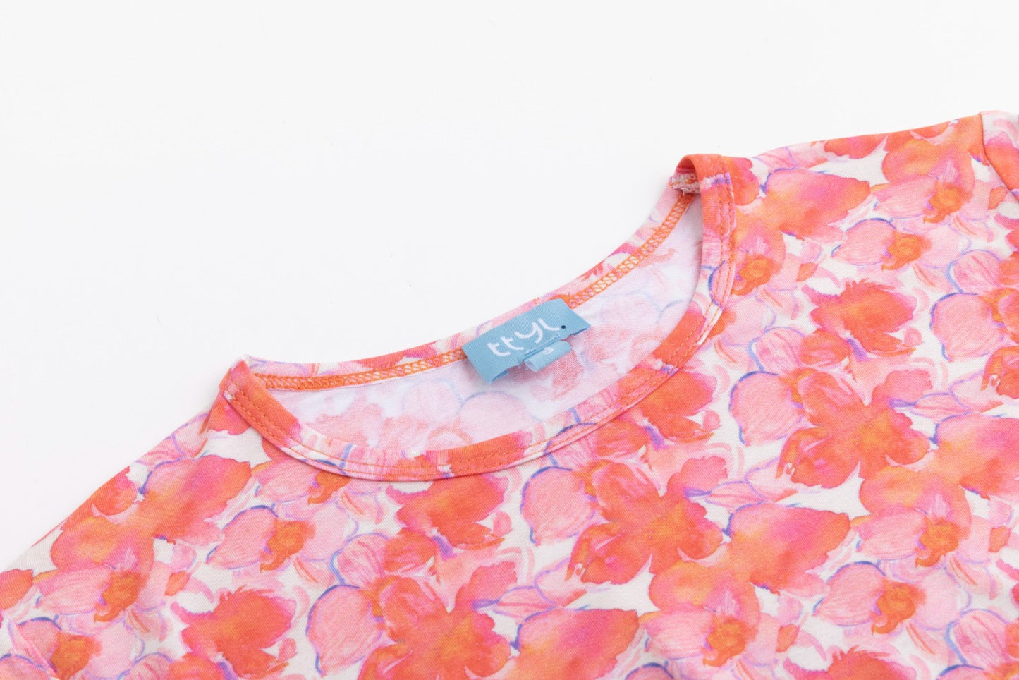 Peach Watercolor T Shirt