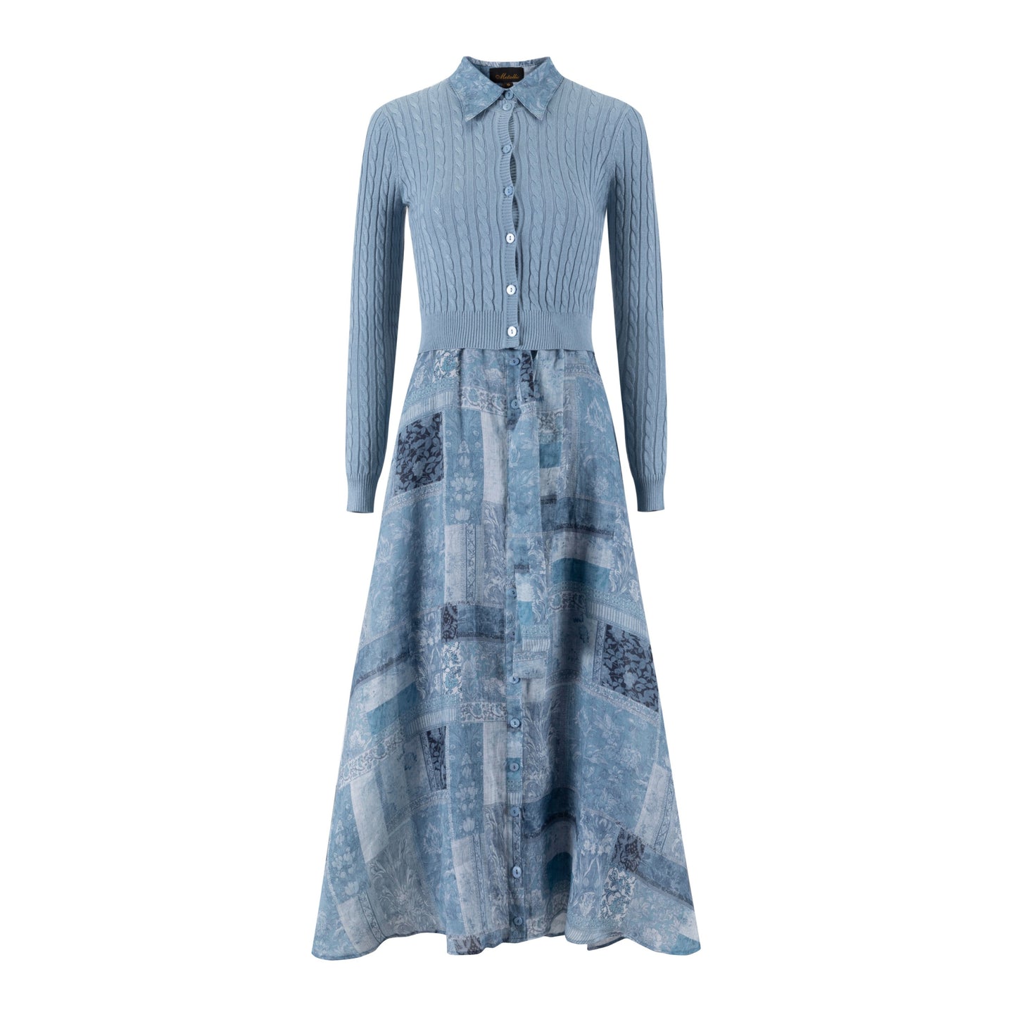 Patchwork Overlay Dress