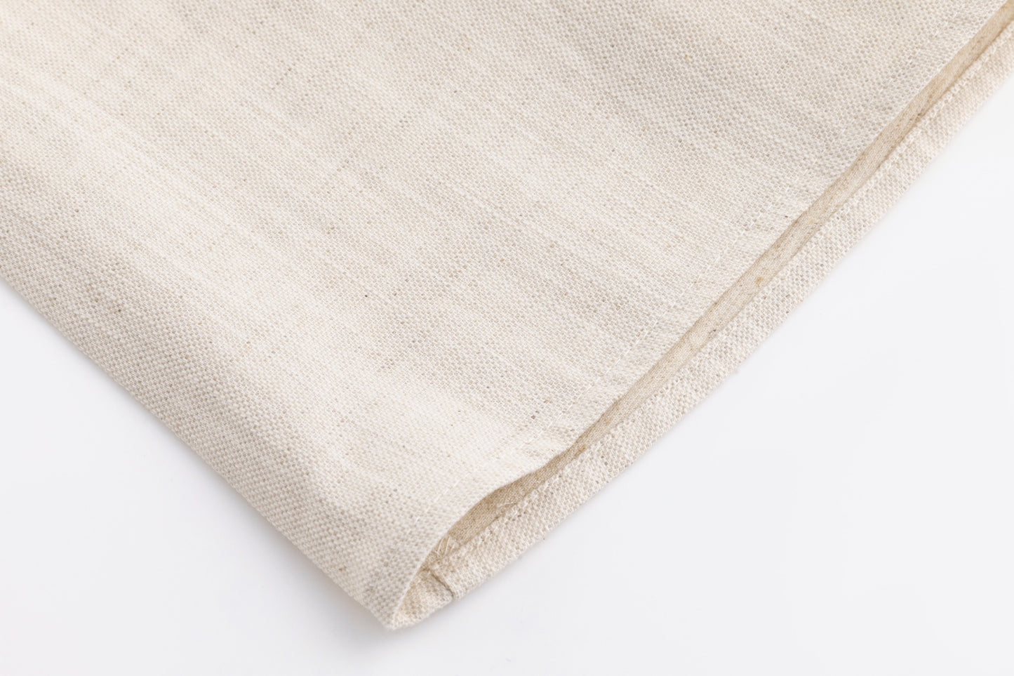 Beige Pleated Linen Skirt