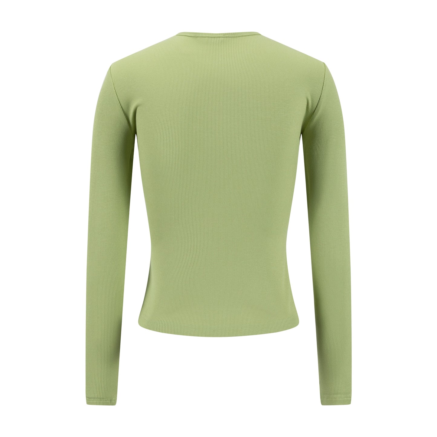 Basic Ribbed Tee - Matcha