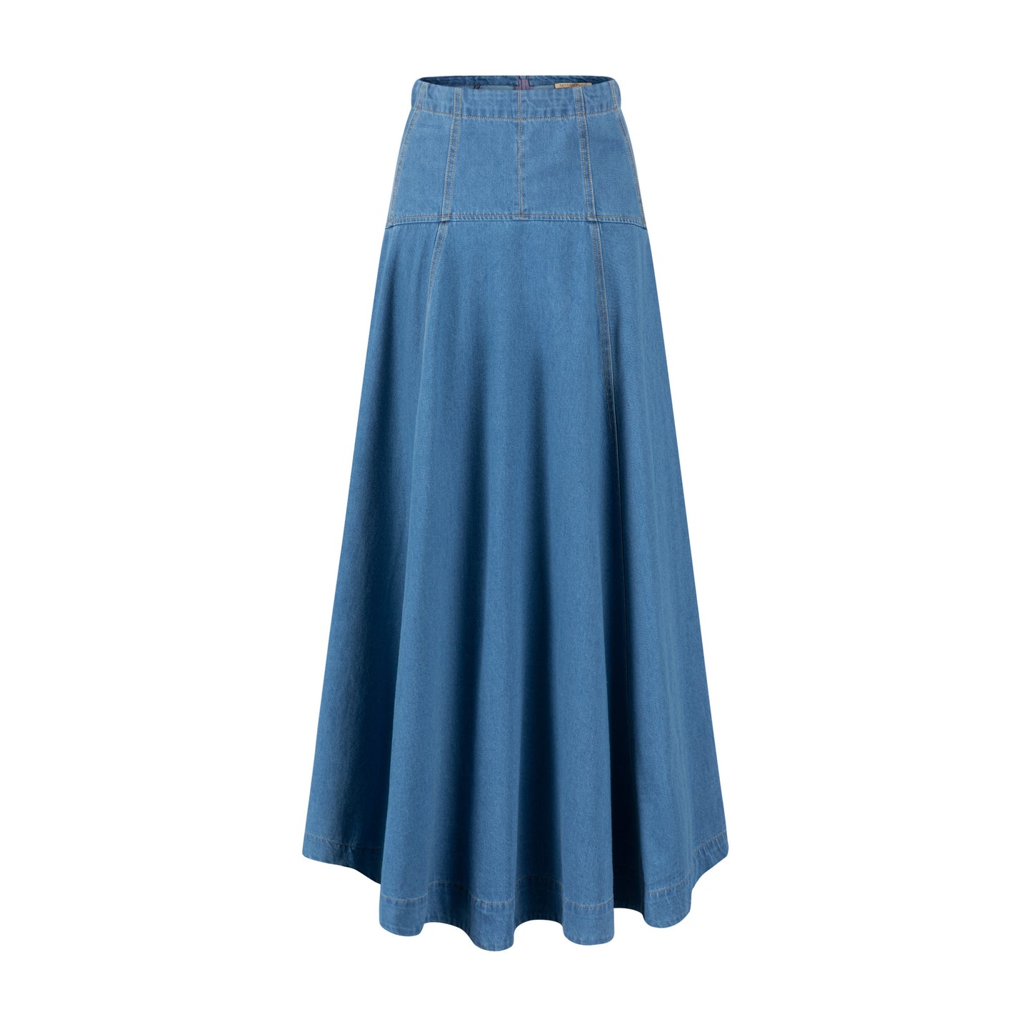 Aline Circle Skirt- Denim Blue