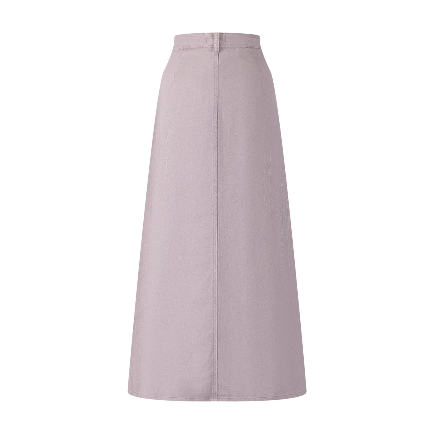 Denim Detail Pocket Skirt - Grey