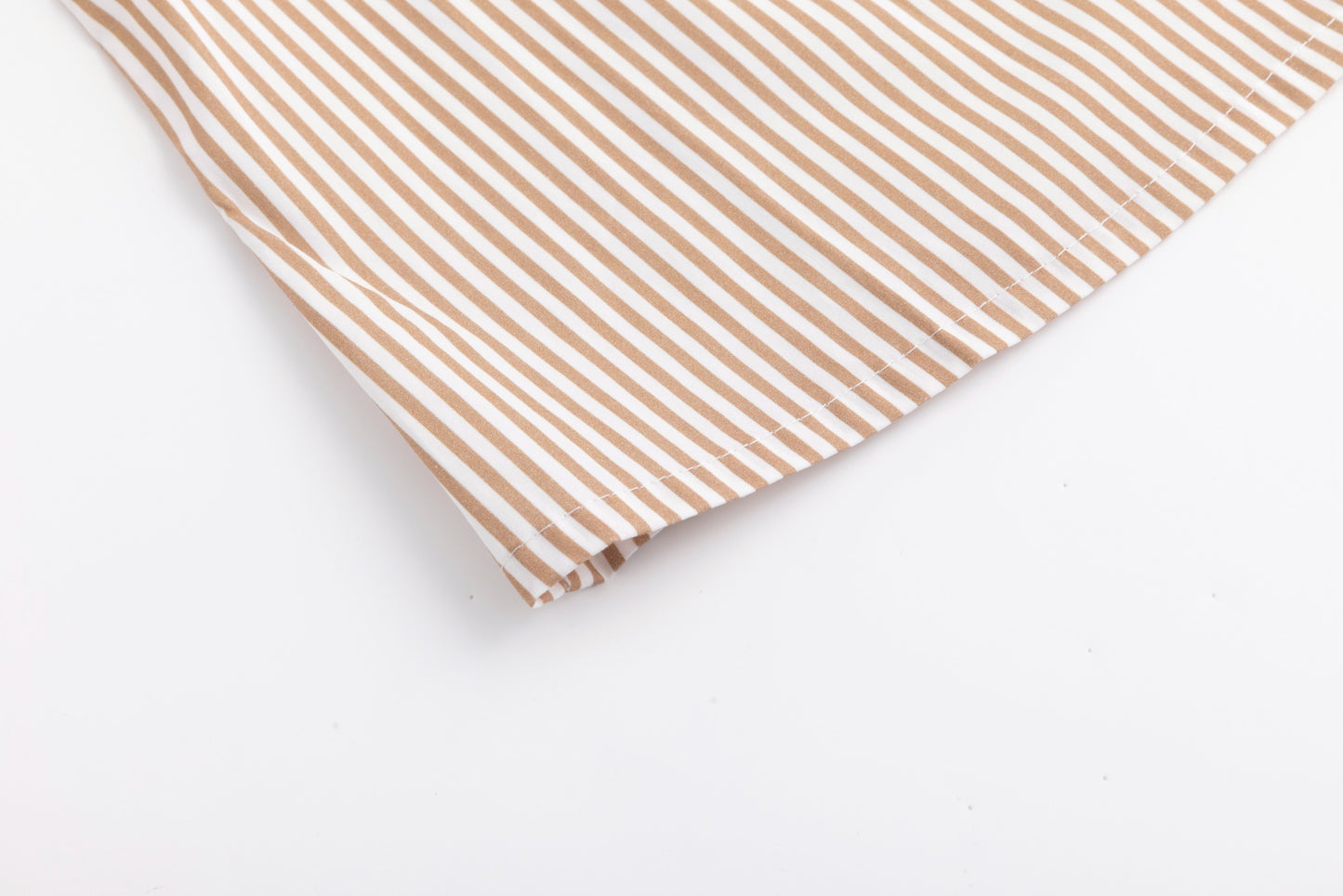 Embellished Pinstripe Blouse - Fawn