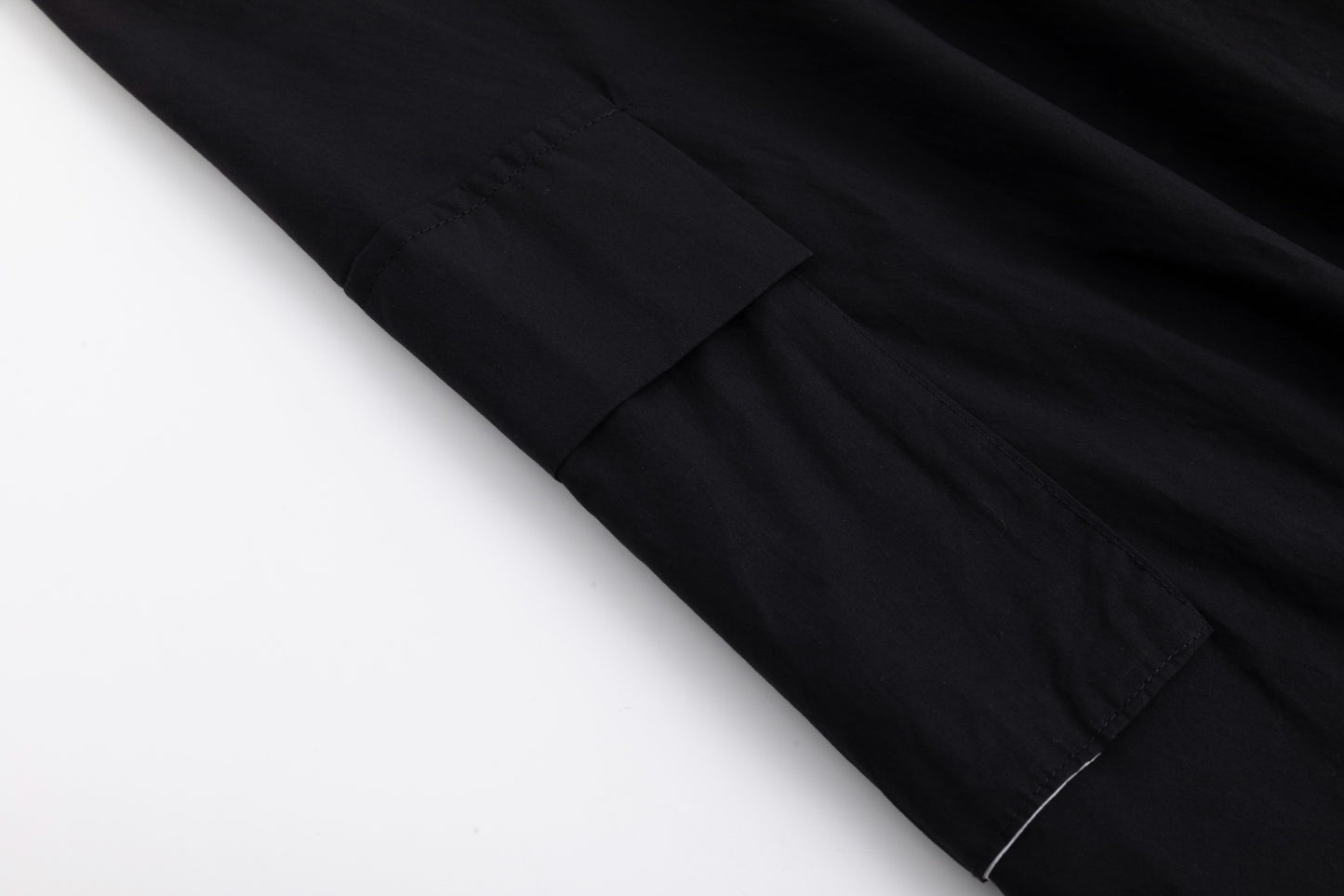 Black Bubble Skirt w/ Cargo Pocket