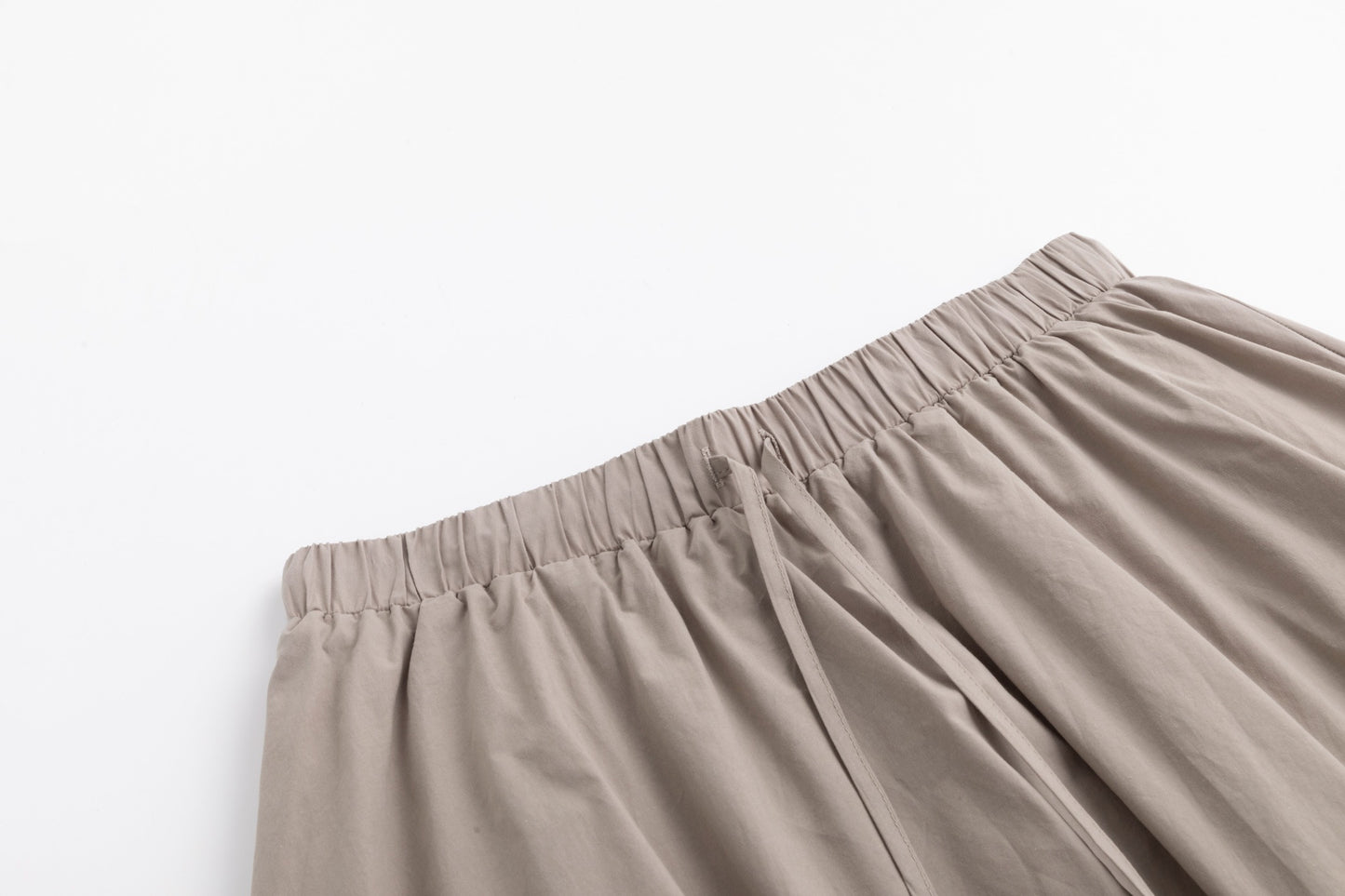 Drawstring Skirt - Stone