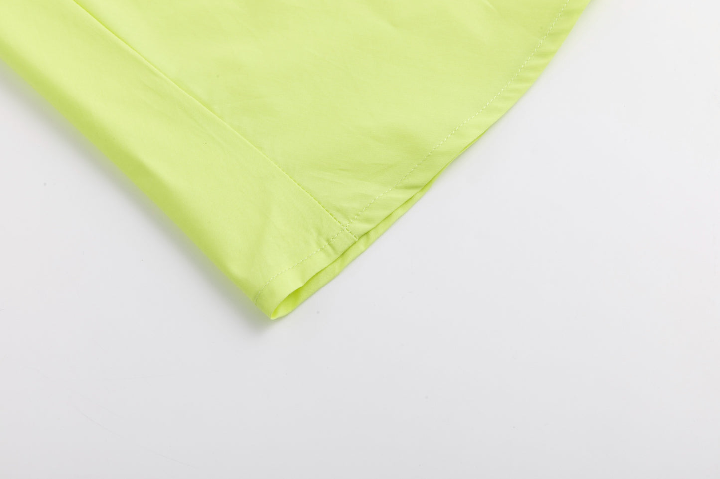 Drawstring Circle Skirt - Lime