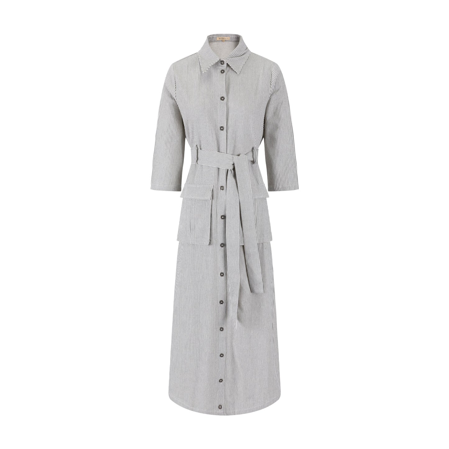 Stripe Pocket Dress - Black/White