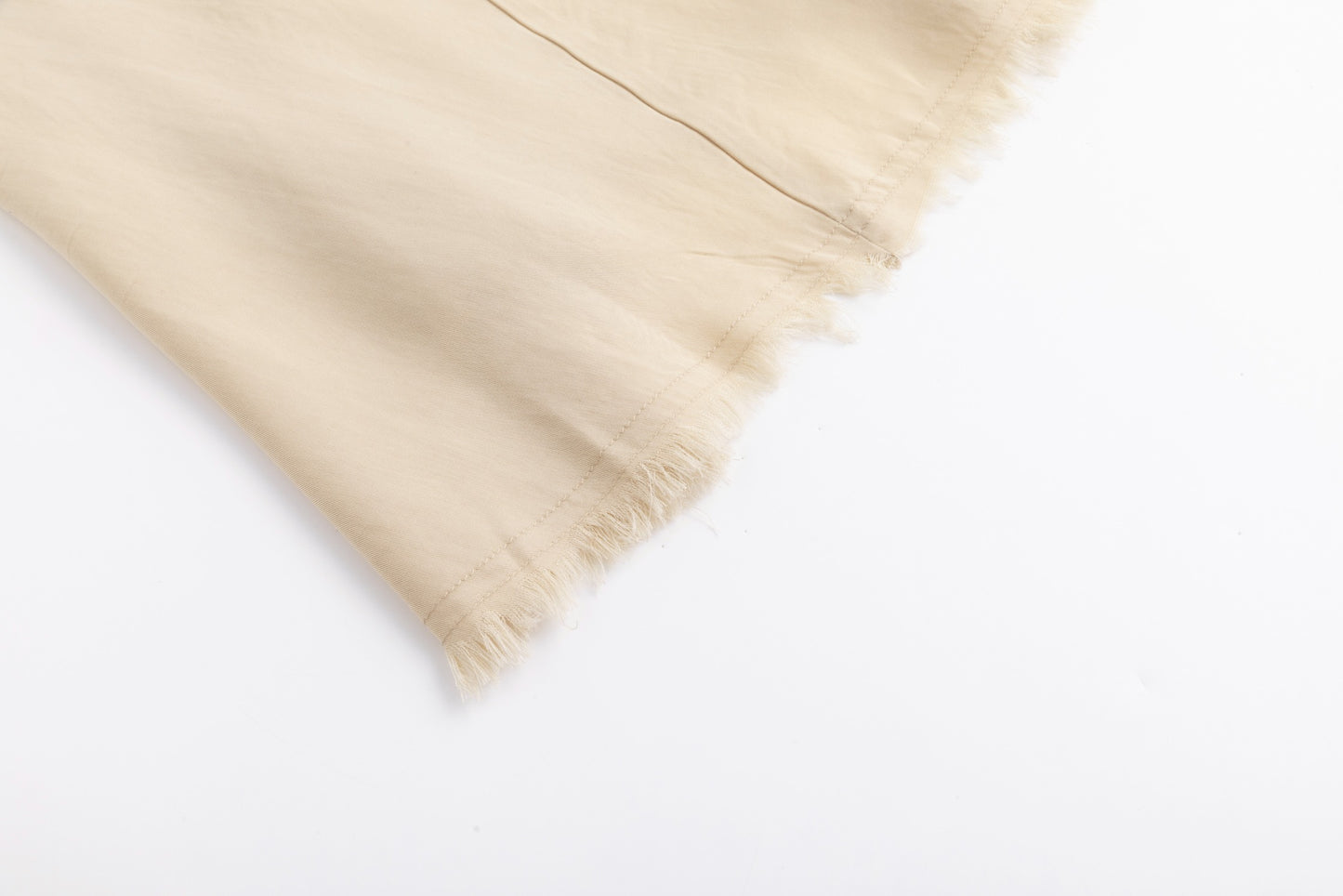 Drawstring Waistband Skirt- Parchment