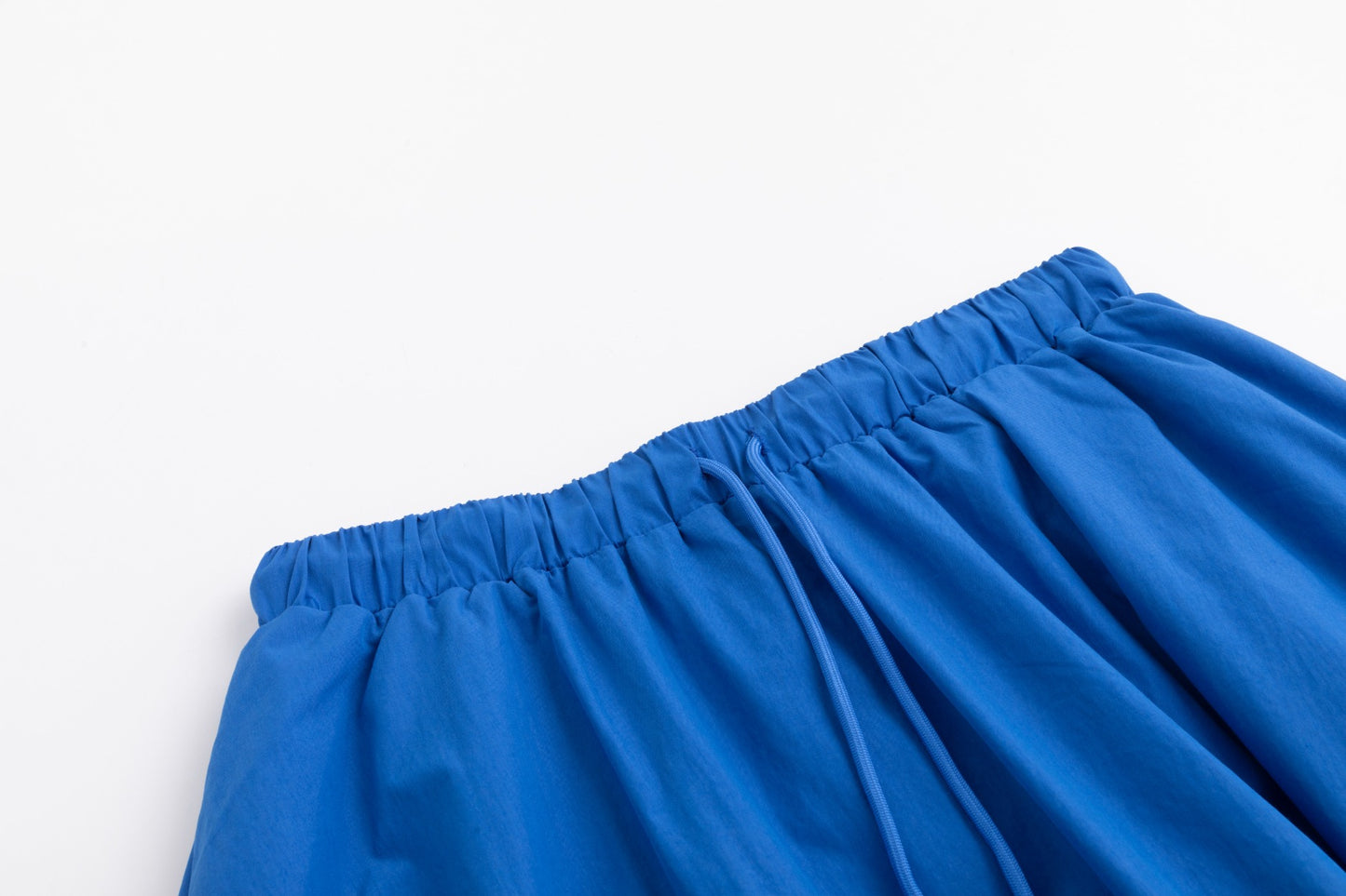 Drawstring Circle Skirt - Royal Blue