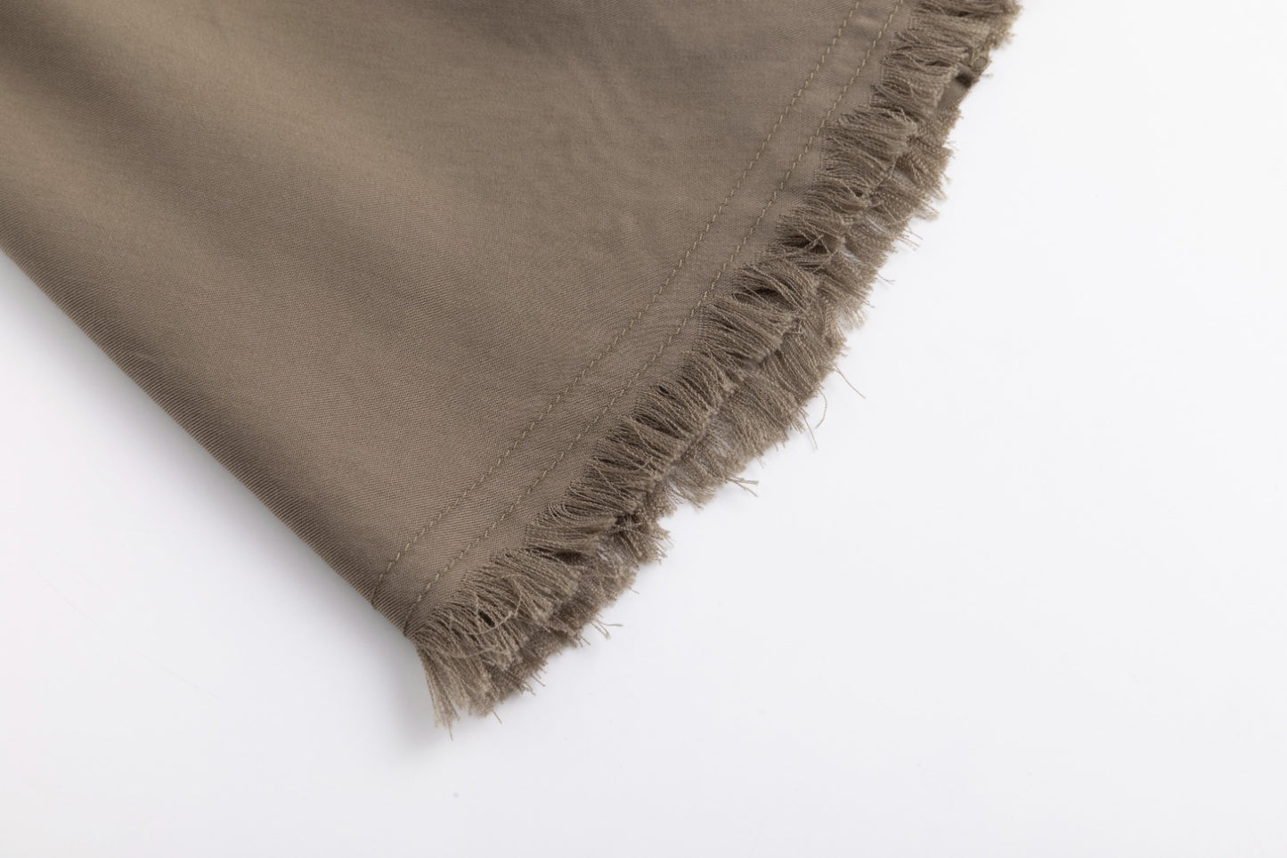 Drawstring Waistband Skirt- Fawn