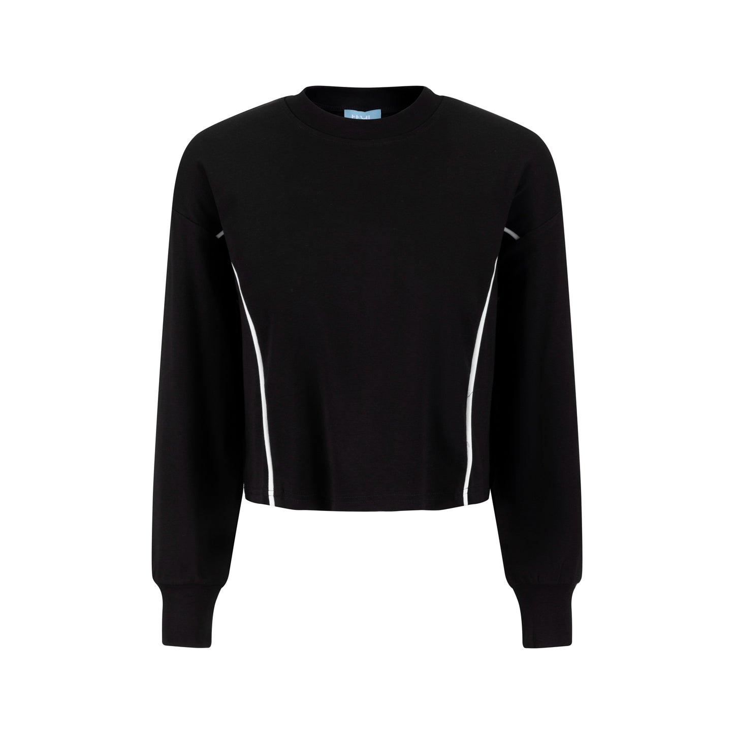 Side Piping Top - Black