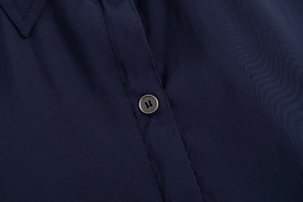 Cargo Linen Dress - Midnight
