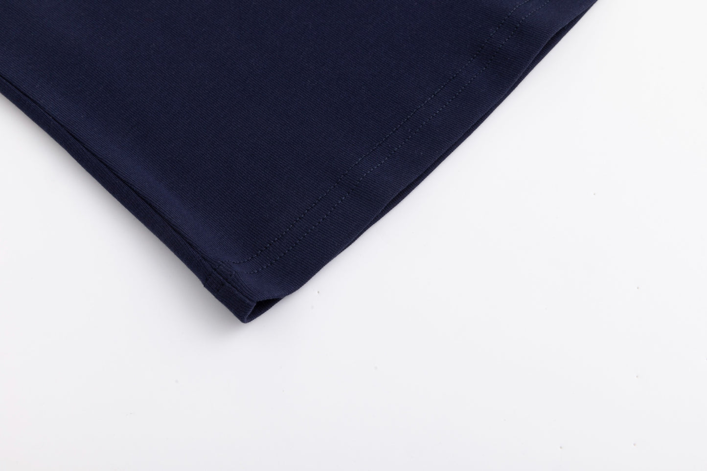 Basic Flat Tee - Navy