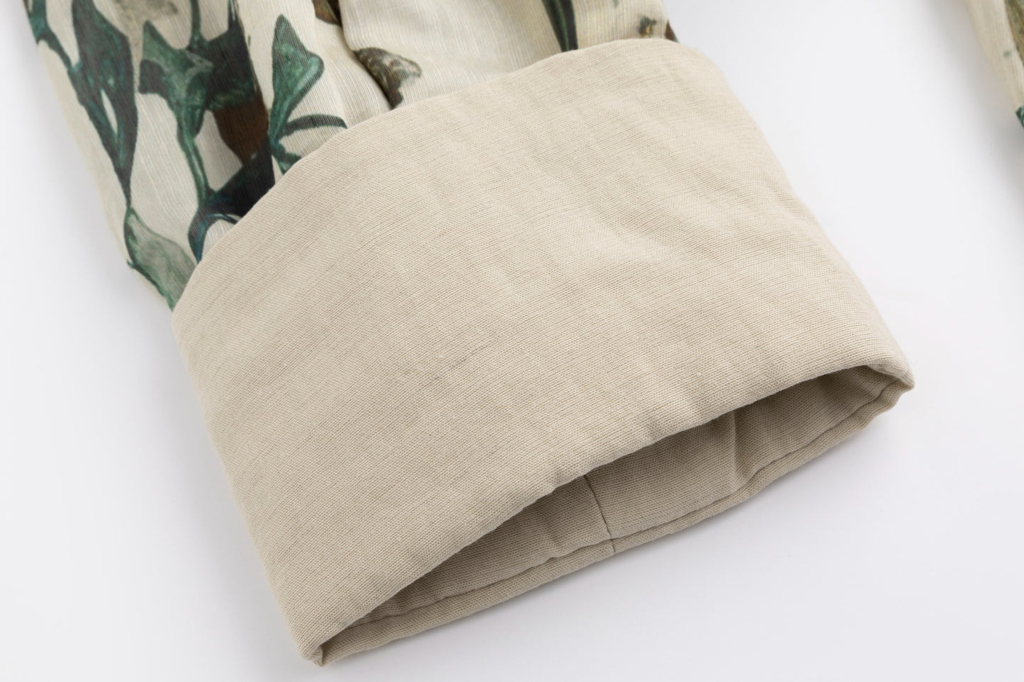 Green Printed Floral Dress With Belt