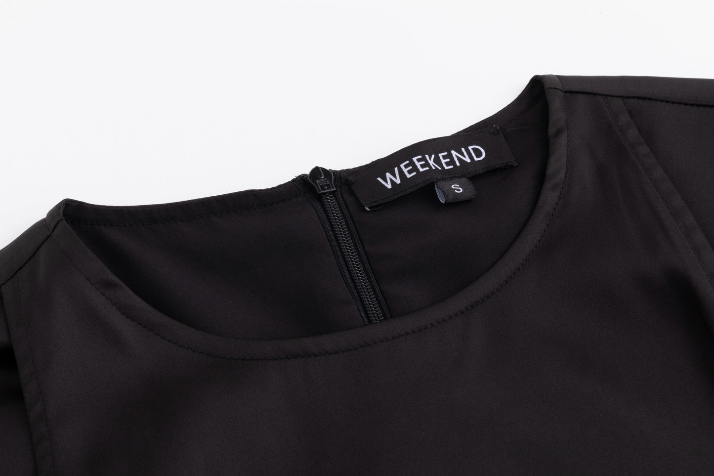 Wrap Pleated Dress - Solid Black