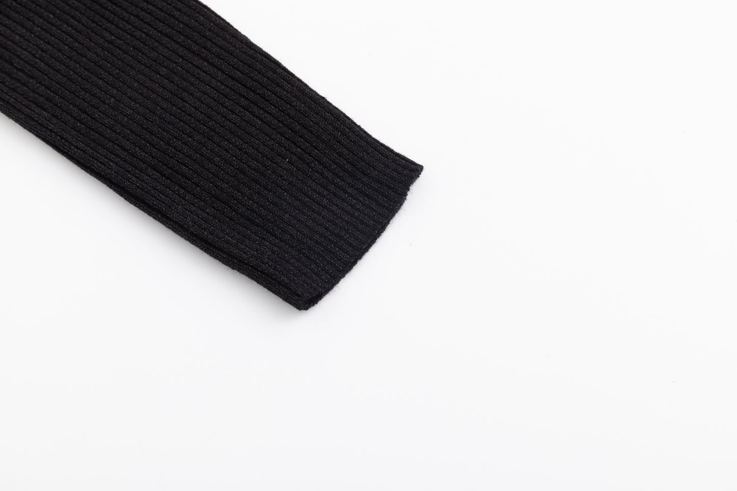 Shimmery Mock Neck Top - Black