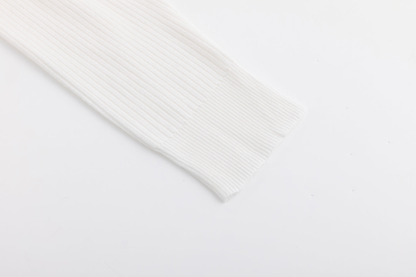 Logo Patch Sweater - White