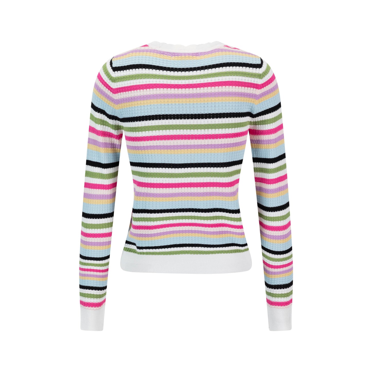 Colorful Striped Knit Top