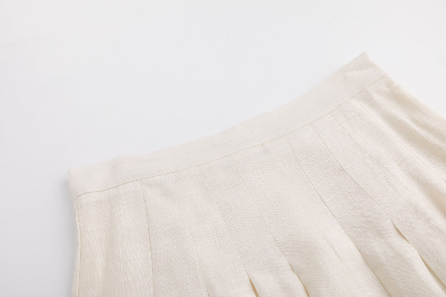 Pastel Floral Box Pleat Skirt