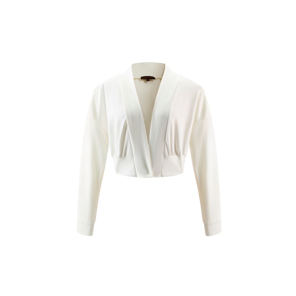 Scuba Cardigan - White