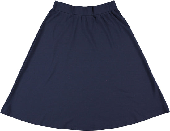 Navy Cotton Skirt