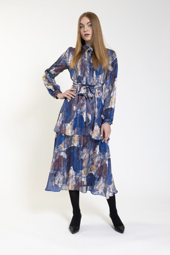 multi colored chiffon dresses Multicolored Chiffon Criss Cross Straps Maxi Dress
