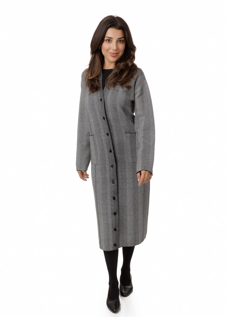 Herringbone Knit Dress