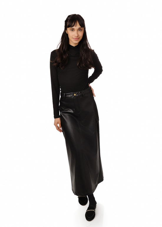 Leather Cargo - Black