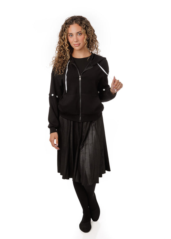 Scuba Hoody Sweater - Black