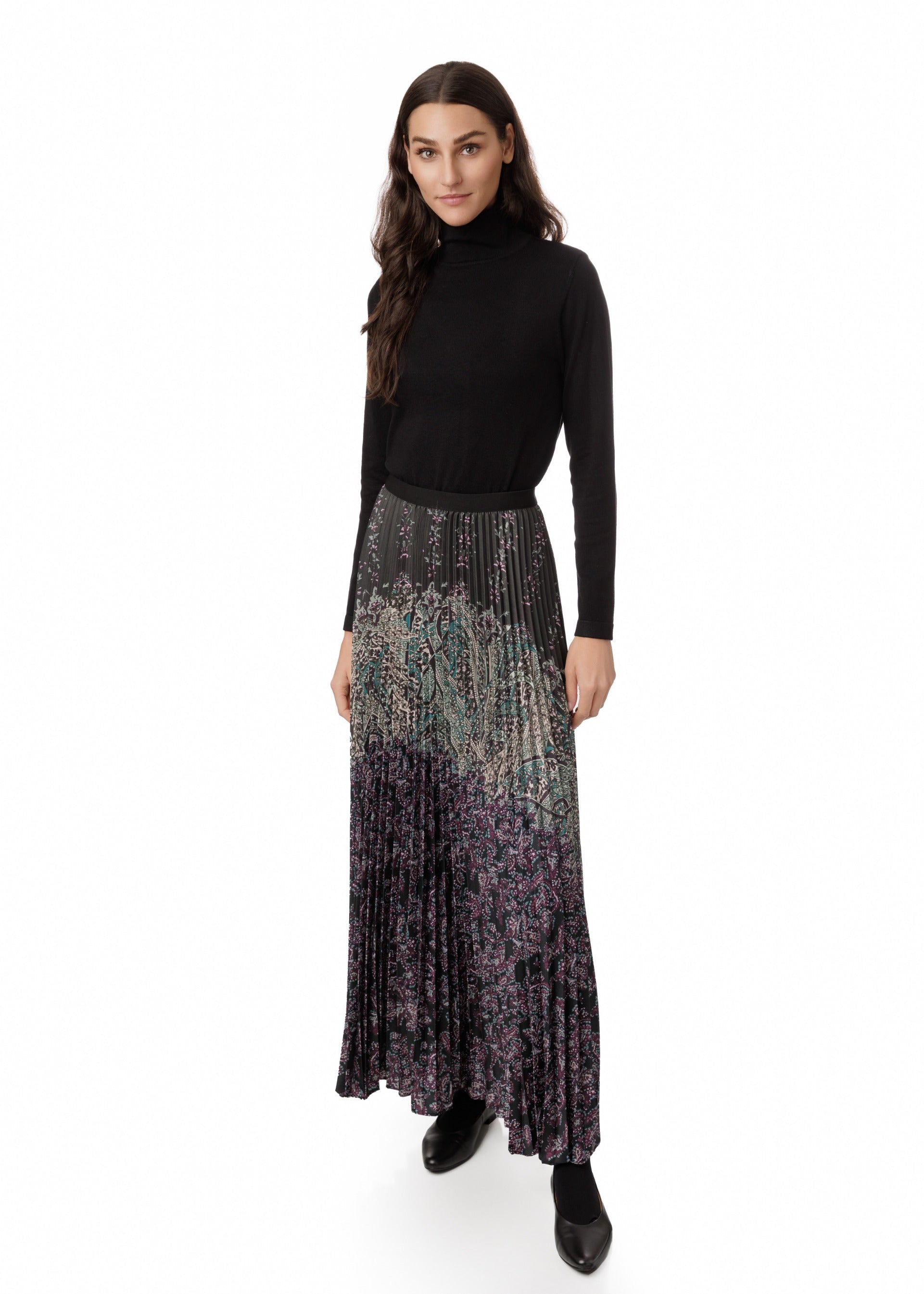 Coudory Plated Midi Skirt