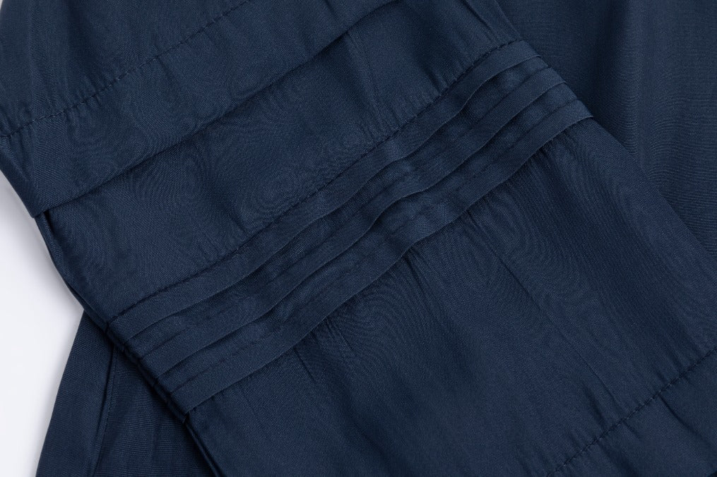 Raglan Sleeves Top - Navy
